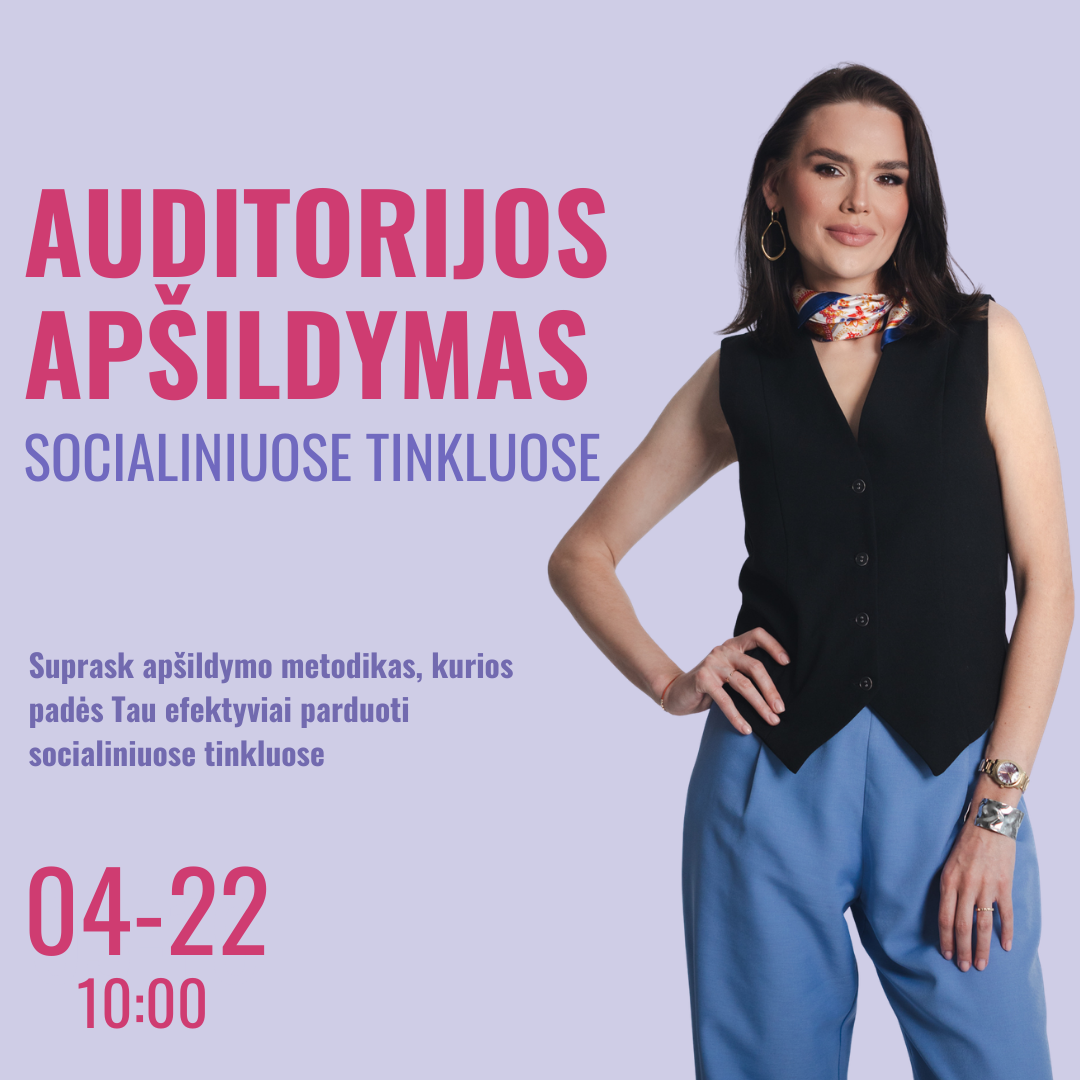 Parduok savo turiniu - auditorijos apšildymas socialiniuose tinkluose