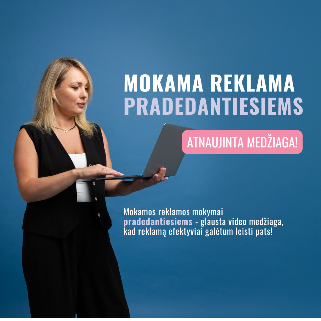 META Ads mokymai pradedantiesiems