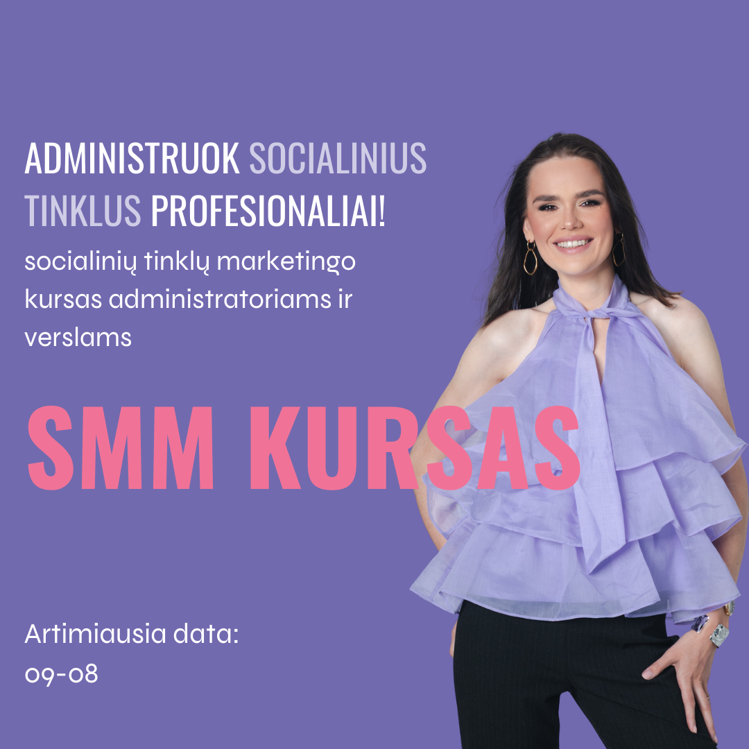 SMM kursas | Administruok socialinius tinklus profesionaliai 09-08