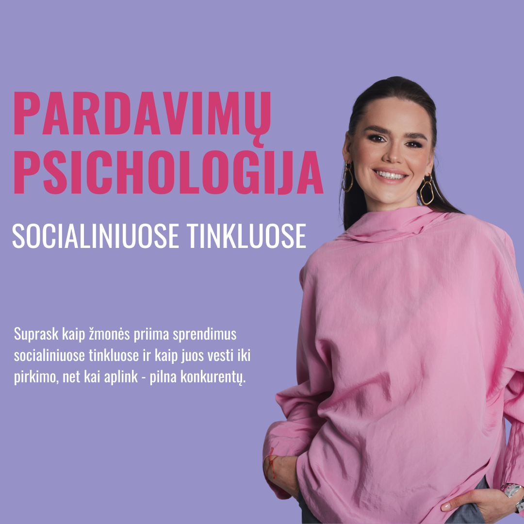 Pardavimų psichologija socialiniuose tinkluose