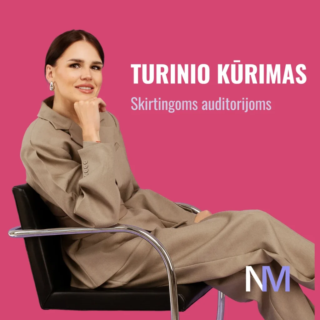 Marketingo akademija komunikacijos mokymai turinio kūrimas