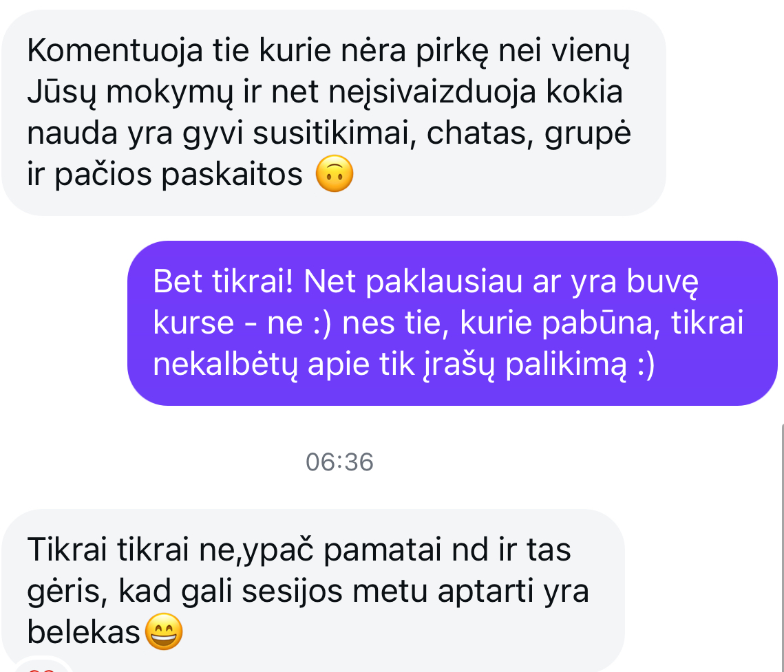 Nekenčiu marketingo SMM kursai atsiliepimai 1