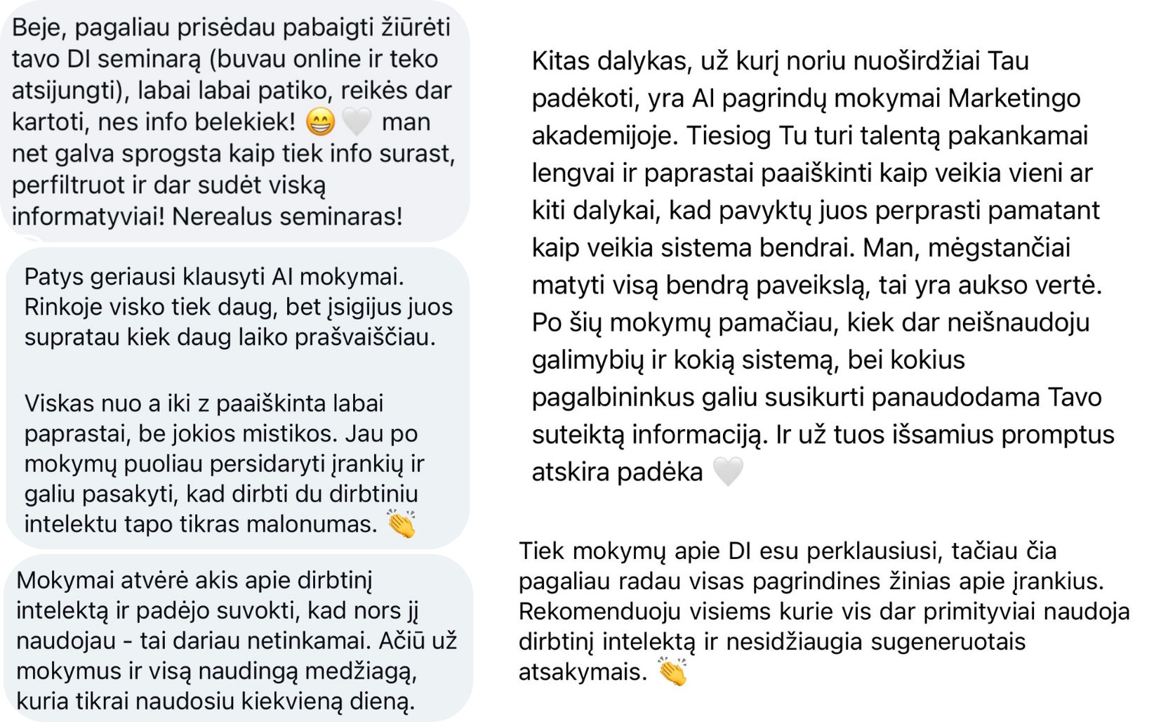 Atsiliepimai