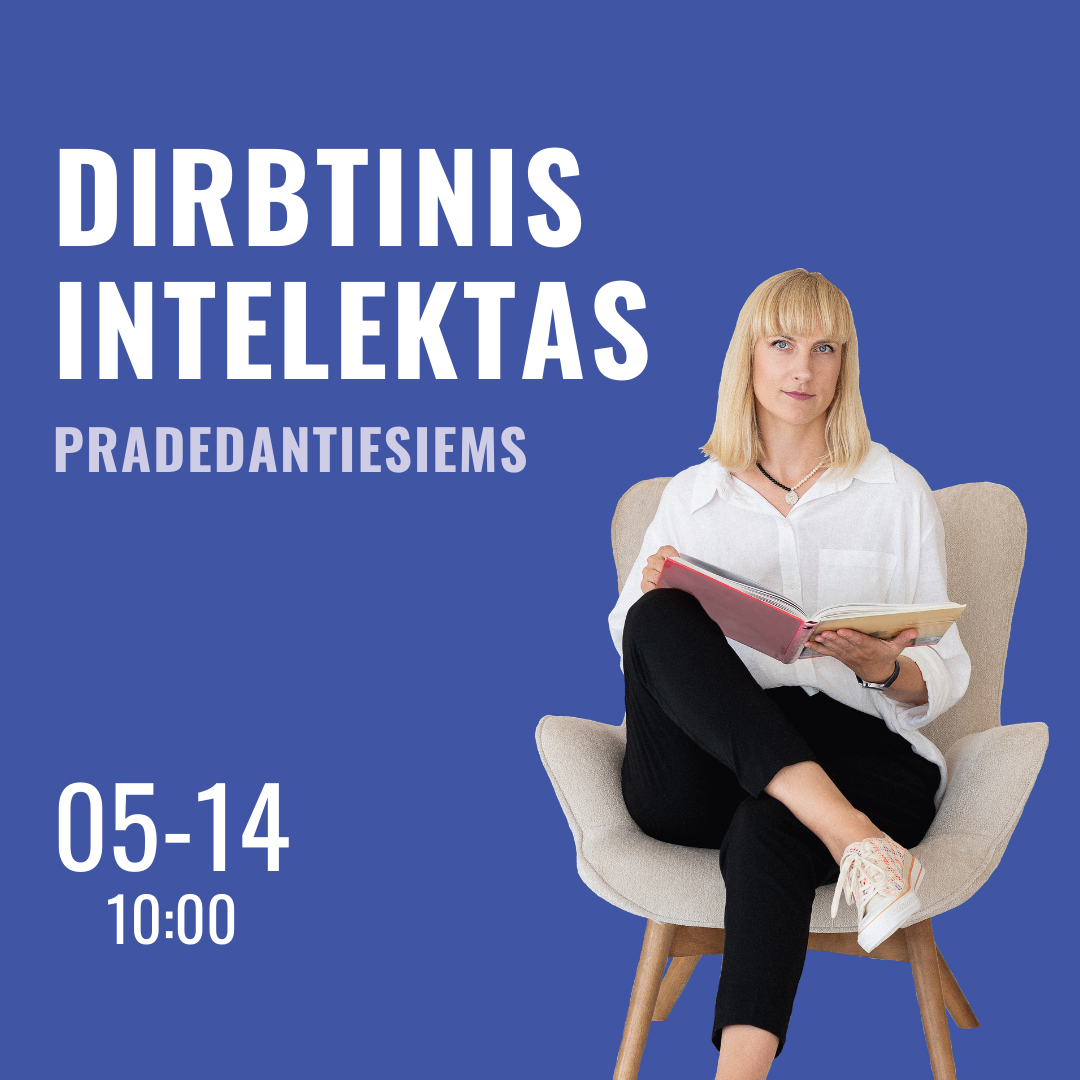 Dirbtinio intelekto mokymai pradedantiesiems