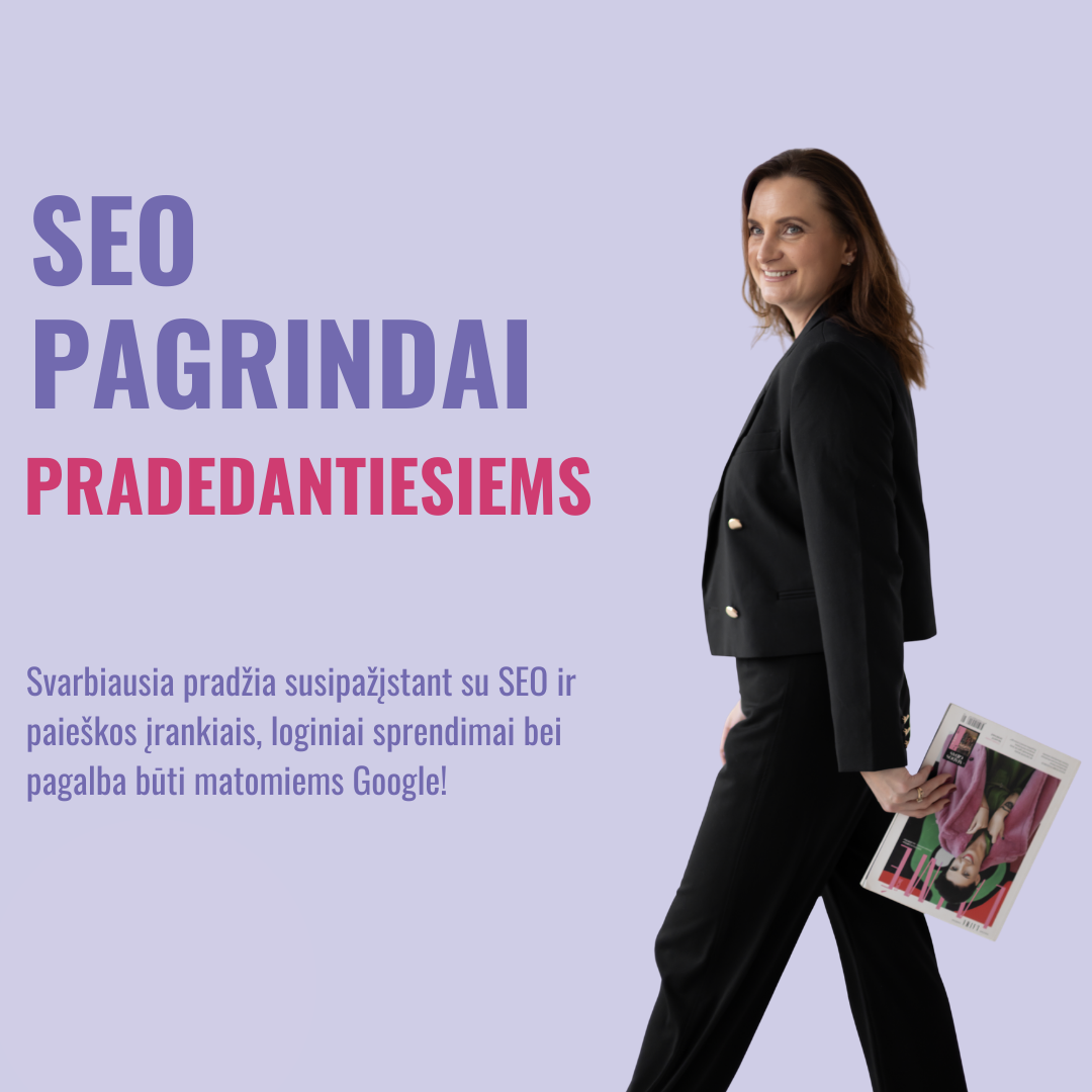 SEO pagrindai | Mokymai pradedantiesiems