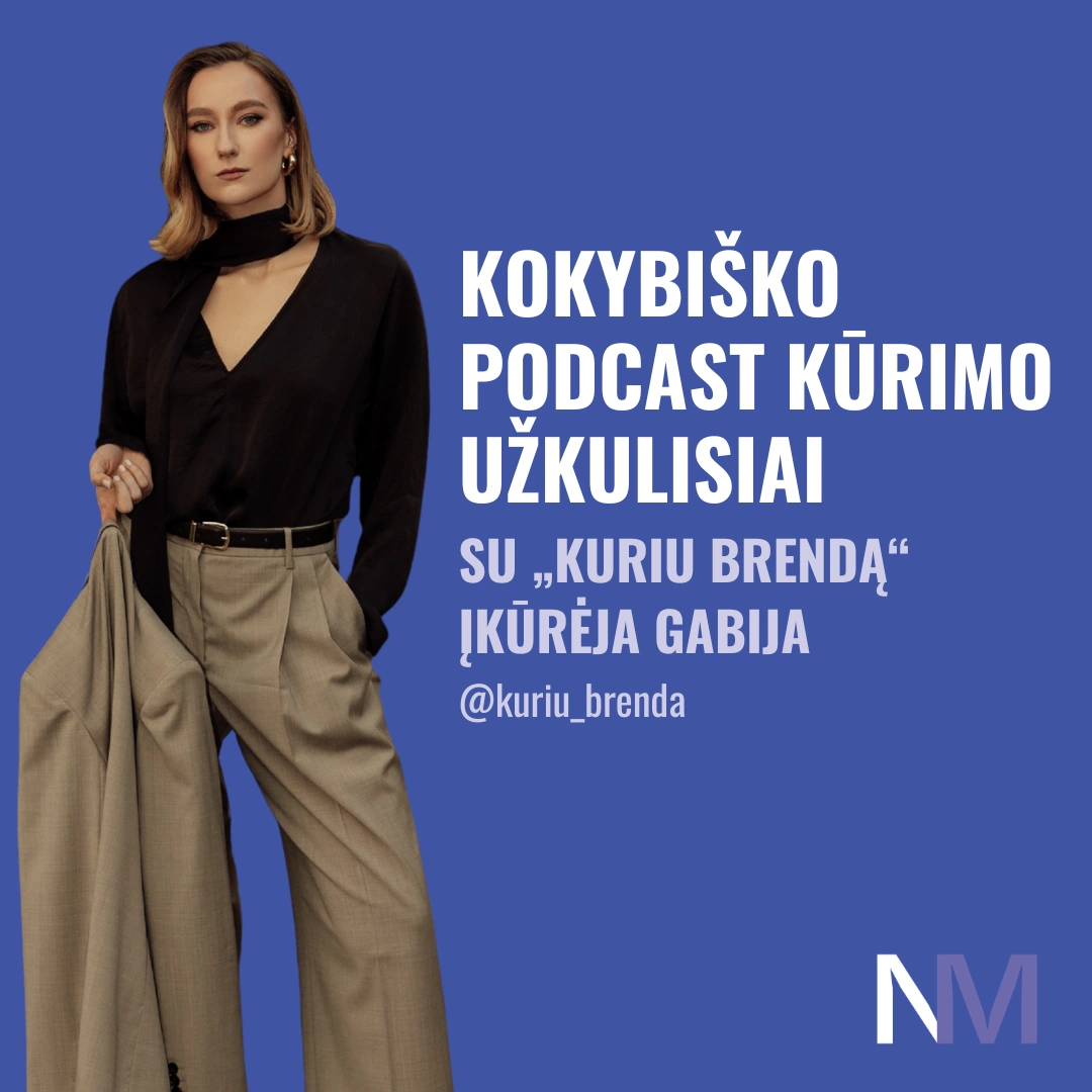Marketingo akademija mokymai - podcast kūrimas